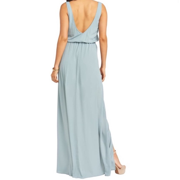 NWOT Show Me Your Mumu Blue Bridesmaid Maxi Dress - Picture 2 of 8